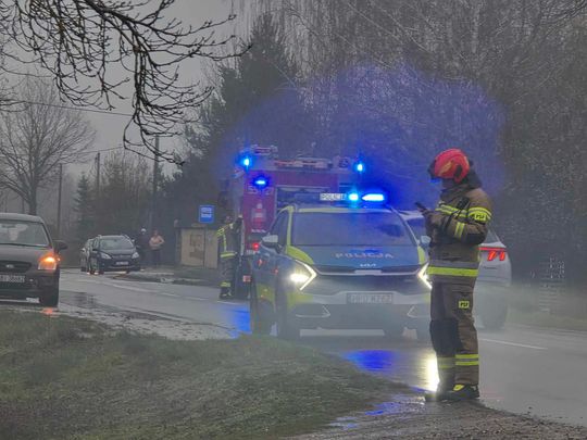 Płonął dom w gminie Urszulin. Z ogniem walczyło 8 zastępów [ZDJĘCIA]
