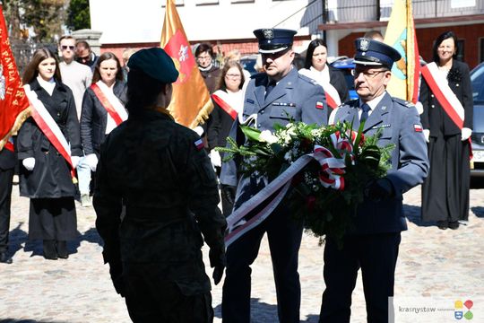 Uroczyste obchody w Krasnymstawie 85. rocznicy Zbrodni Katyńskiej  [GALERIA ZDJĘĆ]