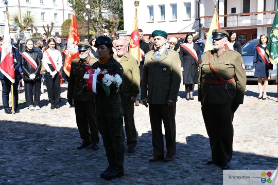 Uroczyste obchody w Krasnymstawie 85. rocznicy Zbrodni Katyńskiej  [GALERIA ZDJĘĆ]