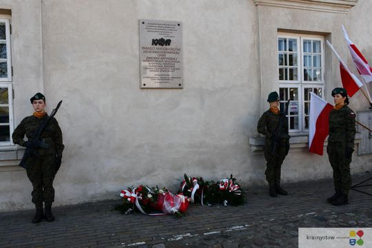Uroczyste obchody w Krasnymstawie 85. rocznicy Zbrodni Katyńskiej  [GALERIA ZDJĘĆ]