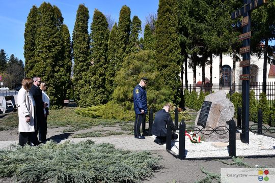 Uroczyste obchody w Krasnymstawie 85. rocznicy Zbrodni Katyńskiej  [GALERIA ZDJĘĆ]