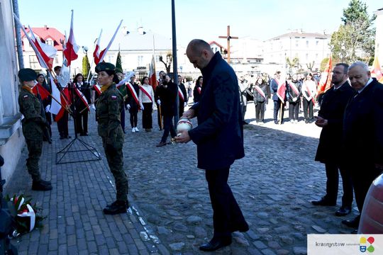 Uroczyste obchody w Krasnymstawie 85. rocznicy Zbrodni Katyńskiej  [GALERIA ZDJĘĆ]