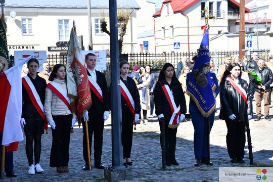 Uroczyste obchody w Krasnymstawie 85. rocznicy Zbrodni Katyńskiej  [GALERIA ZDJĘĆ]