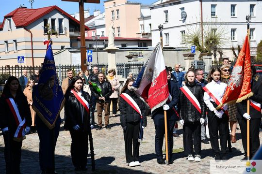 Uroczyste obchody w Krasnymstawie 85. rocznicy Zbrodni Katyńskiej  [GALERIA ZDJĘĆ]