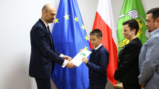 Gm. Krasnystaw. Wójt nagrodził najlepszych uczniów [GALERIA ZDJĘĆ]