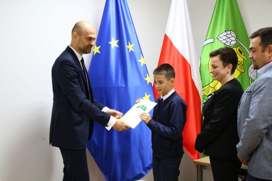 Gm. Krasnystaw. Wójt nagrodził najlepszych uczniów [GALERIA ZDJĘĆ]