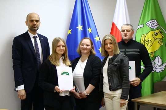 Gm. Krasnystaw. Wójt nagrodził najlepszych uczniów [GALERIA ZDJĘĆ]