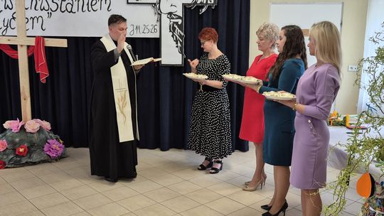 Chełm. Przedświąteczne spotkanie wielkanocne w Warsztacie Terapii Zajęciowej Caritas w Chełmie [GALERIA ZDJĘĆ]