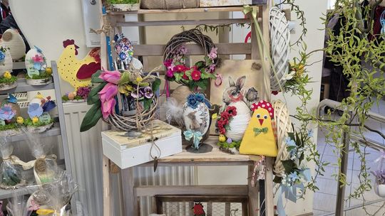 Chełm. Przedświąteczne spotkanie wielkanocne w Warsztacie Terapii Zajęciowej Caritas w Chełmie [GALERIA ZDJĘĆ]