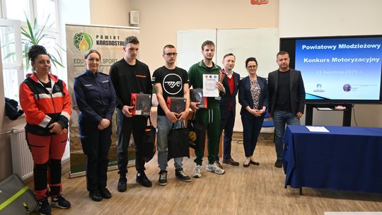 Pow. krasnostawski. Eliminacje powiatowe Ogólnopolskiego Młodzieżowego Turnieju Motoryzacyjnego [GALERIA ZDJĘĆ]