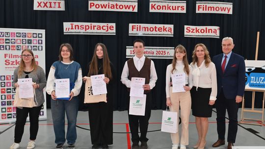 Pow. krasnostawski. XXIII edycja Powiatowego Konkursu Filmowego „Inspiracje Filmoteką Szkolną” [GALERIA ZDJĘĆ]
