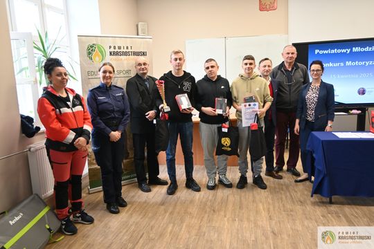 Pow. krasnostawski. Eliminacje powiatowe Ogólnopolskiego Młodzieżowego Turnieju Motoryzacyjnego [GALERIA ZDJĘĆ]