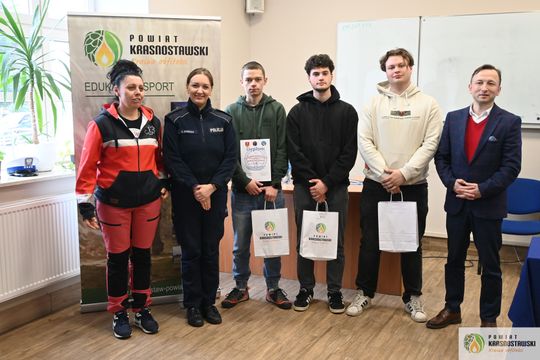 Pow. krasnostawski. Eliminacje powiatowe Ogólnopolskiego Młodzieżowego Turnieju Motoryzacyjnego [GALERIA ZDJĘĆ]