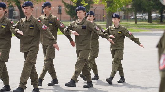 Chełm. Przegląd Musztry Klas Wojskowych [GALERIA ZDJĘĆ]