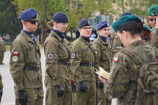 Chełm. Przegląd Musztry Klas Wojskowych [GALERIA ZDJĘĆ]