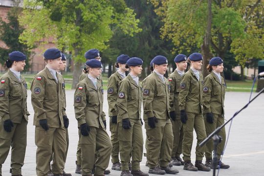 Chełm. Przegląd Musztry Klas Wojskowych [GALERIA ZDJĘĆ]