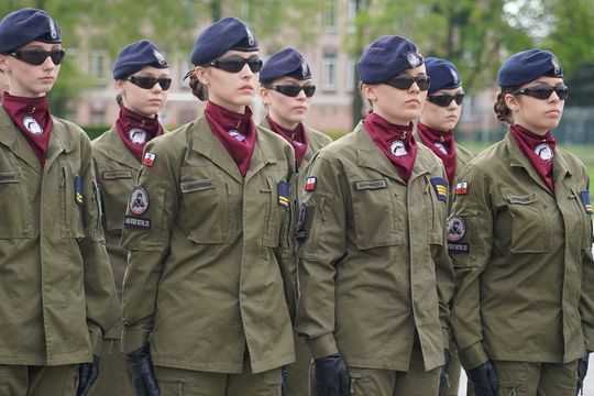 Chełm. Przegląd Musztry Klas Wojskowych [GALERIA ZDJĘĆ]