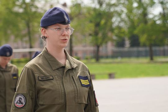 Chełm. Przegląd Musztry Klas Wojskowych [GALERIA ZDJĘĆ]