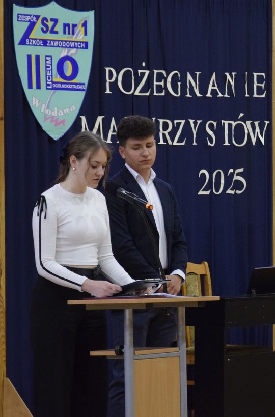 Zakończenie roku klas maturalnych ZSZ Nr 1 i II LO we Włodawie [GALERIA ZDJĘĆ]