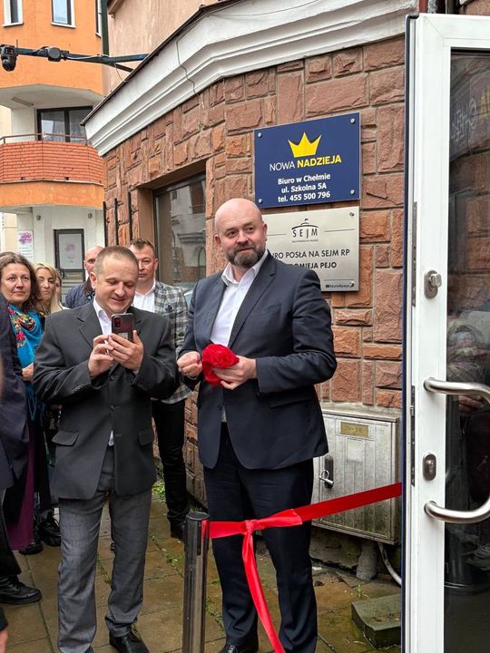 Chełm. Otwarcie biura Nowej Nadziei i Biura Poselskiego Bartłomieja Pejo [ZDJĘCIA]