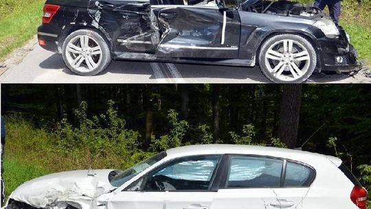 5 tys. mandatu dla kierowcy, który spowodował kolizję z udziałem 3 pojazdów [ZDJĘCIA]