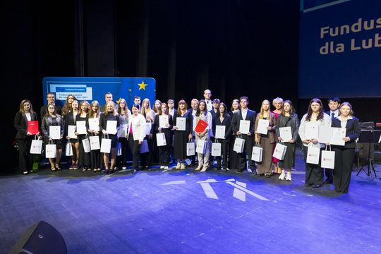 Gala stypendystów programu "Fundusze Europejskie dla Lubelskiego" [GALERIA ZDJĘĆ]