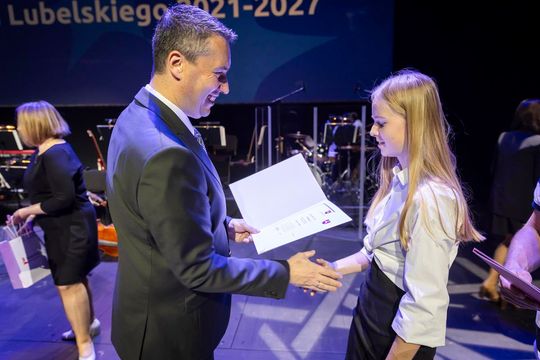 Gala stypendystów programu "Fundusze Europejskie dla Lubelskiego" [GALERIA ZDJĘĆ]