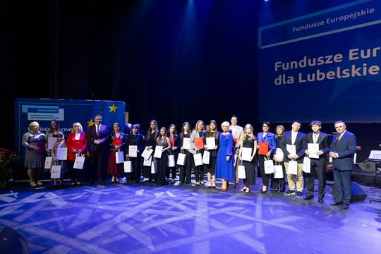 Gala stypendystów programu "Fundusze Europejskie dla Lubelskiego" [GALERIA ZDJĘĆ]