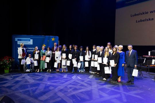 Gala stypendystów programu "Fundusze Europejskie dla Lubelskiego" [GALERIA ZDJĘĆ]