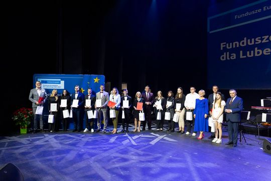 Gala stypendystów programu "Fundusze Europejskie dla Lubelskiego" [GALERIA ZDJĘĆ]