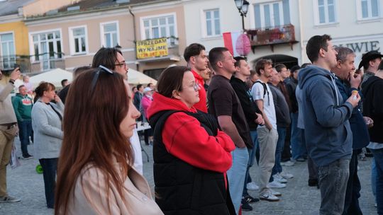 Wiec wyborczy Grzegorza Brauna w Chełmie na pl. Łuczkowskiego [GALERIA ZDJĘĆ]