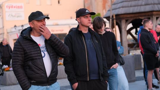 Wiec wyborczy Grzegorza Brauna w Chełmie na pl. Łuczkowskiego [GALERIA ZDJĘĆ]