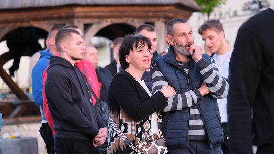 Wiec wyborczy Grzegorza Brauna w Chełmie na pl. Łuczkowskiego [GALERIA ZDJĘĆ]