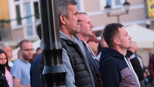 Wiec wyborczy Grzegorza Brauna w Chełmie na pl. Łuczkowskiego [GALERIA ZDJĘĆ]