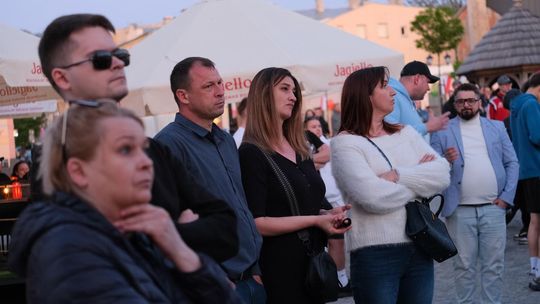 Wiec wyborczy Grzegorza Brauna w Chełmie na pl. Łuczkowskiego [GALERIA ZDJĘĆ]