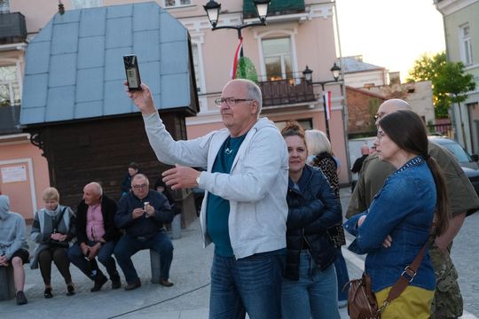 Wiec wyborczy Grzegorza Brauna w Chełmie na pl. Łuczkowskiego [GALERIA ZDJĘĆ]