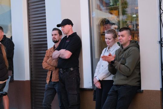 Wiec wyborczy Grzegorza Brauna w Chełmie na pl. Łuczkowskiego [GALERIA ZDJĘĆ]