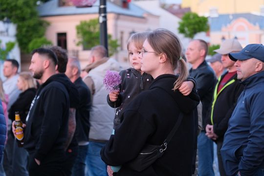 Wiec wyborczy Grzegorza Brauna w Chełmie na pl. Łuczkowskiego [GALERIA ZDJĘĆ]