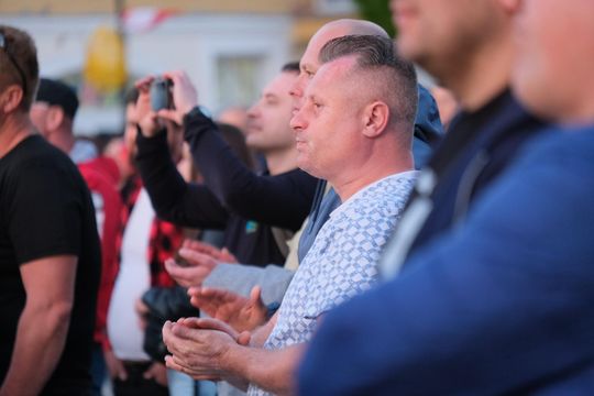 Wiec wyborczy Grzegorza Brauna w Chełmie na pl. Łuczkowskiego [GALERIA ZDJĘĆ]