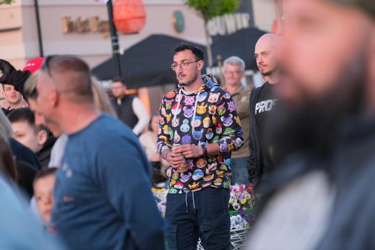 Wiec wyborczy Grzegorza Brauna w Chełmie na pl. Łuczkowskiego [GALERIA ZDJĘĆ]