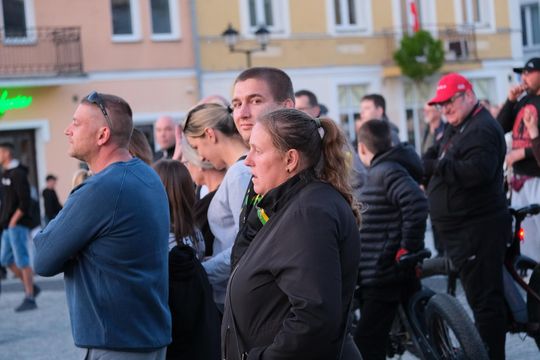 Wiec wyborczy Grzegorza Brauna w Chełmie na pl. Łuczkowskiego [GALERIA ZDJĘĆ]