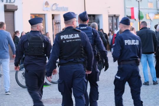 Wiec wyborczy Grzegorza Brauna w Chełmie na pl. Łuczkowskiego [GALERIA ZDJĘĆ]