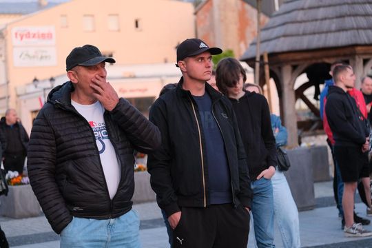 Wiec wyborczy Grzegorza Brauna w Chełmie na pl. Łuczkowskiego [GALERIA ZDJĘĆ]