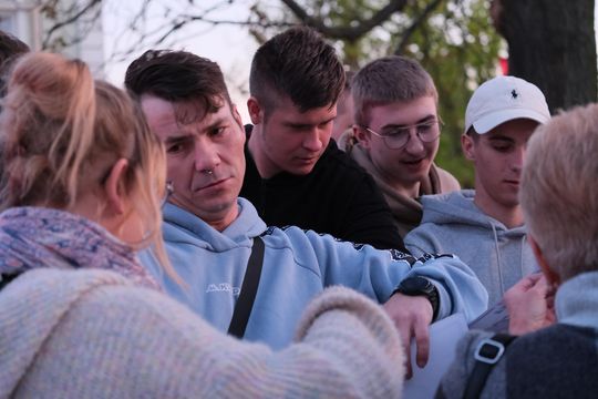 Wiec wyborczy Grzegorza Brauna w Chełmie na pl. Łuczkowskiego [GALERIA ZDJĘĆ]