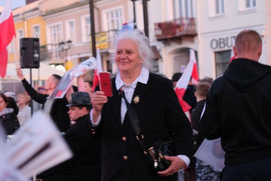 Wiec wyborczy Grzegorza Brauna w Chełmie na pl. Łuczkowskiego [GALERIA ZDJĘĆ]
