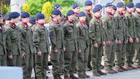 Chełm. Miejskie obchody upamiętniające 234. rocznicę uchwalenia Konstytucji 3 Maja Cz. I [GALERIA ZDJĘĆ]
