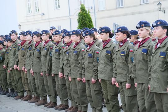 Chełm. Miejskie obchody upamiętniające 234. rocznicę uchwalenia Konstytucji 3 Maja Cz. I [GALERIA ZDJĘĆ]