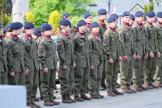 Chełm. Miejskie obchody upamiętniające 234. rocznicę uchwalenia Konstytucji 3 Maja Cz. I [GALERIA ZDJĘĆ]