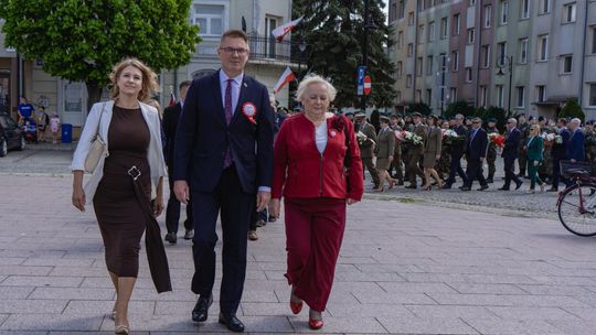 Miejskie Obchody Święta Konstytucji Trzeciego Maja we Włodawie [GALERIA ZDJĘĆ]