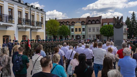 Miejskie Obchody Święta Konstytucji Trzeciego Maja we Włodawie [GALERIA ZDJĘĆ]